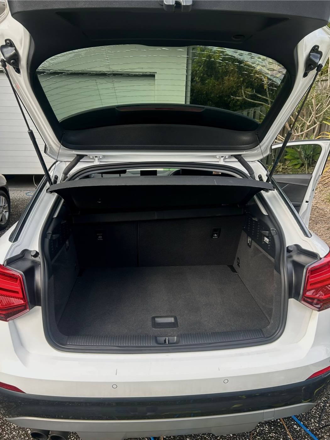 Audi Q2 boot vacuumed and cleaned by Define Detailing
